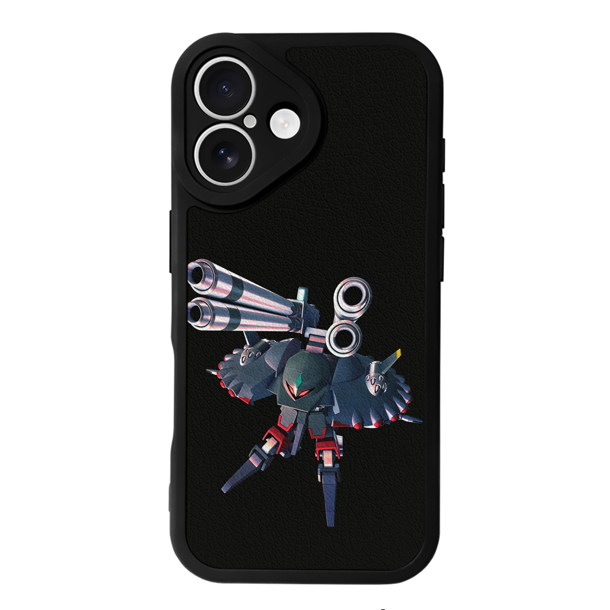 （画像用） 機動戦士ガンダム Mobile Suit Gundam 【iPhone 16シリーズ対応】シリコンスマホケース（レザー調） 材質：シリコン